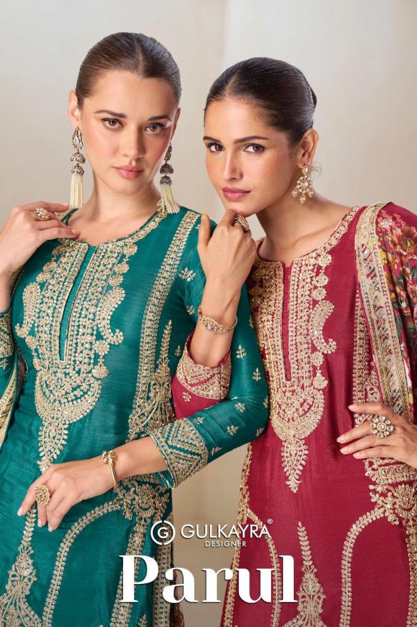 GULKAYRA DESIGNER PARUL 7596 COLORS 
