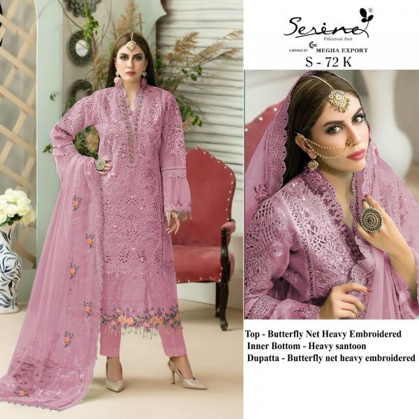 Serine Pakistani Suit S-72 Edition Colors	 