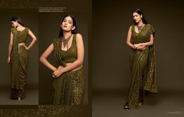 ZC Starlight Saree 1001 Colors 