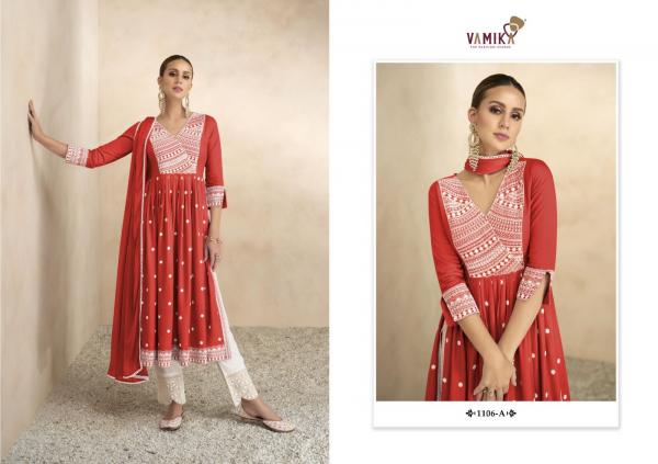 Vamika Fashion Aadhira Vol-4 1106 Colors 