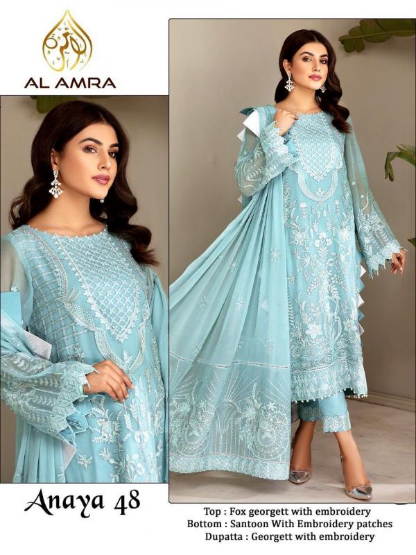 AL Amra Aanaya ZF 48 Dress Material 