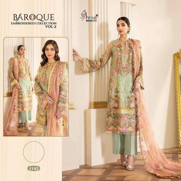 Shree Fabs Baroque 1142 Net Salwar Suit 