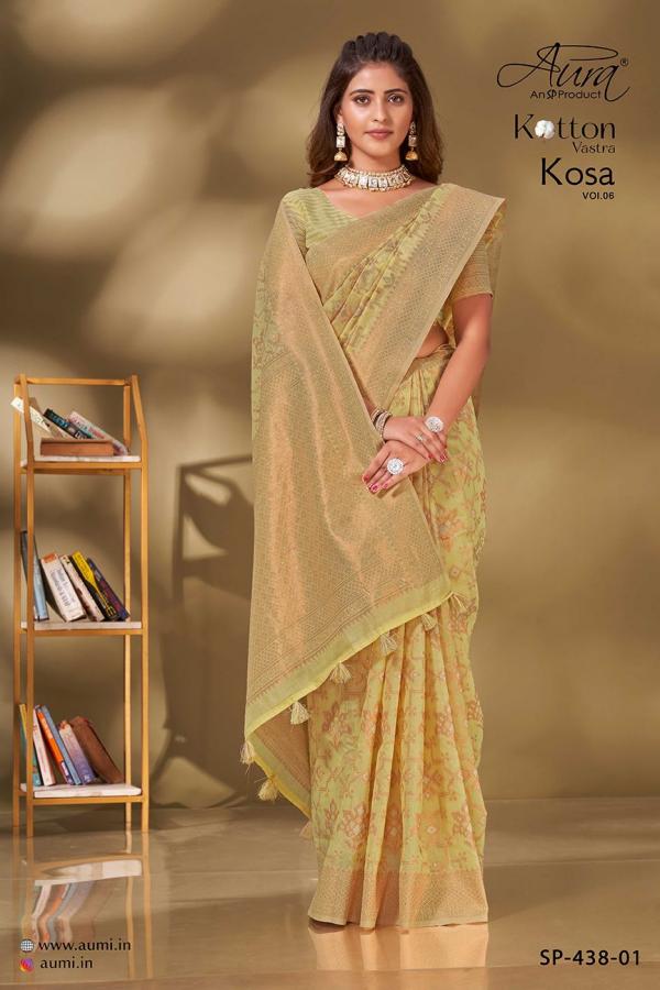 Aura Saree Kosa Vol-6 438-01 to 438-06 Series