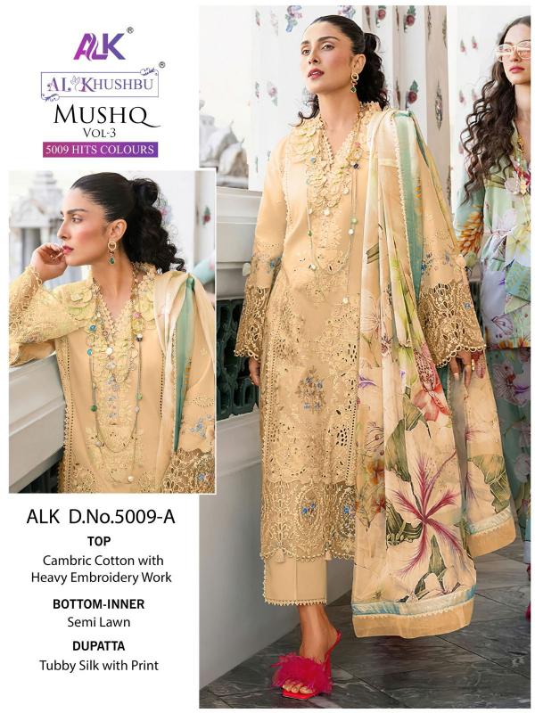 AL Khushbu Mushq Vol-3 5009 Colors 