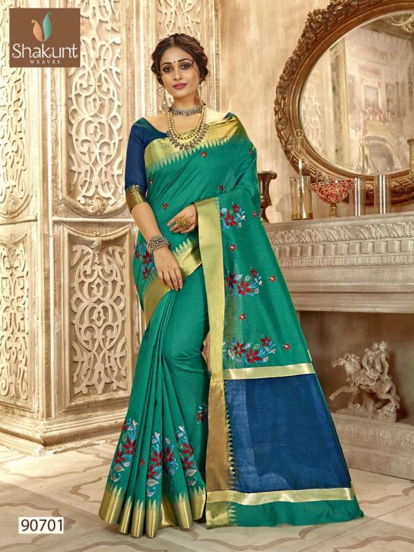 Shakunt Saree Malvika 90701-90708 Series 