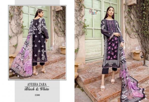 Shree Fab Ayesha Zara Black And White 2280-2284 Series  
