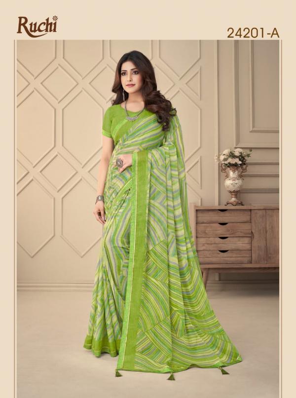 Ruchi Saree Vanilla 24201-24203 Colors 