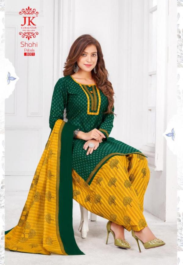 JK Cotton Club Shahi Patiyala Vol-8 8001-8012 Series  