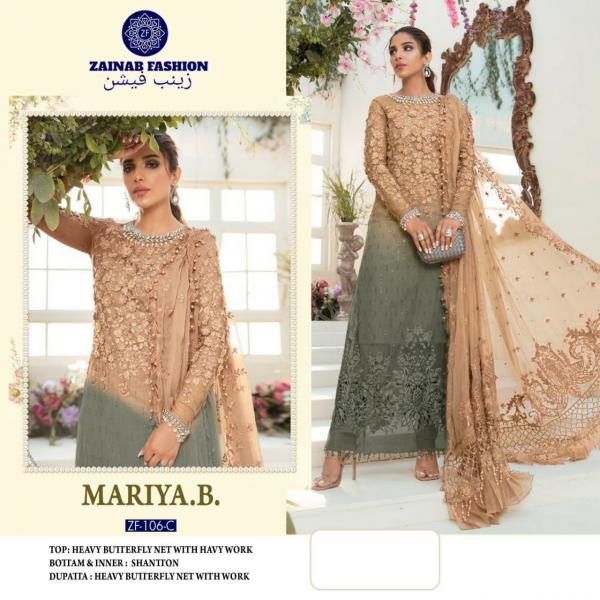 Zainab Fashion Mariya B 106 New Colors  