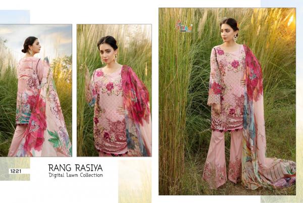 Shree Fabs Rang Rasiya NX Digital Lawn Collection 1221-1225 Series 