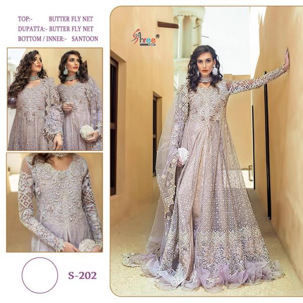Shree Fab  Mushq Bridal Embroidery Collection  S-202-S-205 Series  