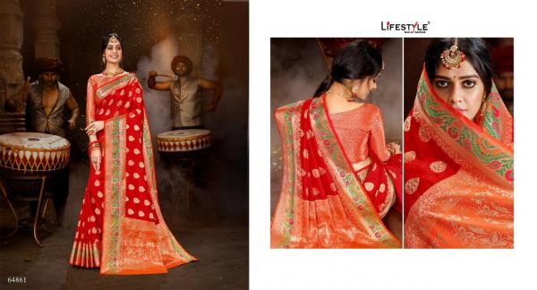 Lifestyle Saree Kashmiri Silk Vol-4 64861-64866 Series 