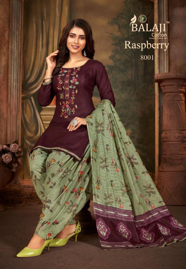 Balaji Cotton Raspberry Vol-8 8001-8012 Series  