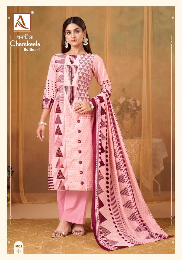 ALOK SUIT CHAMKEELA 5001 TO 5004 