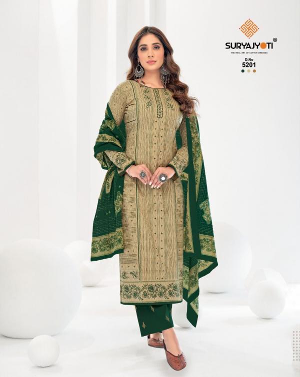 Suryajyoti Premium Trendy Cottons Vol-52 5201-5220 Series  