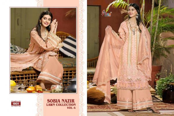Shree Fab Sobia Nazir Lawn Collection Vol-4 1801-1807 Series  