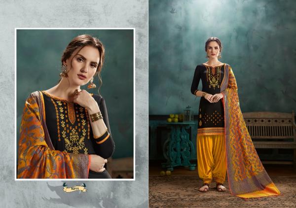 Kessi Fabrics Silk Patiyala 5211-5218 Series 