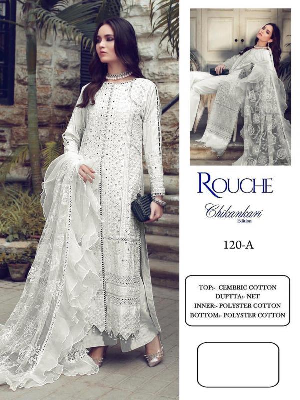 Pakistani Suits Rouche Chikankari 120 Colors 