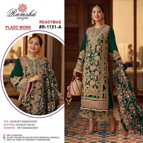 RAMSHA SUIT READYMADE R-1151-A TO R-1151-D 