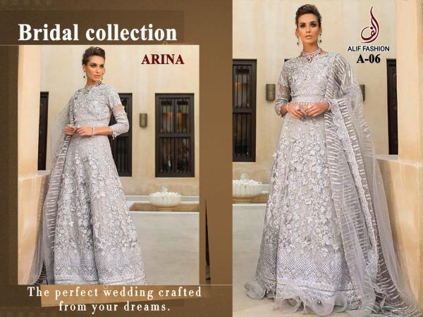 Alif Fashion Arina Bridal Collection A-06 