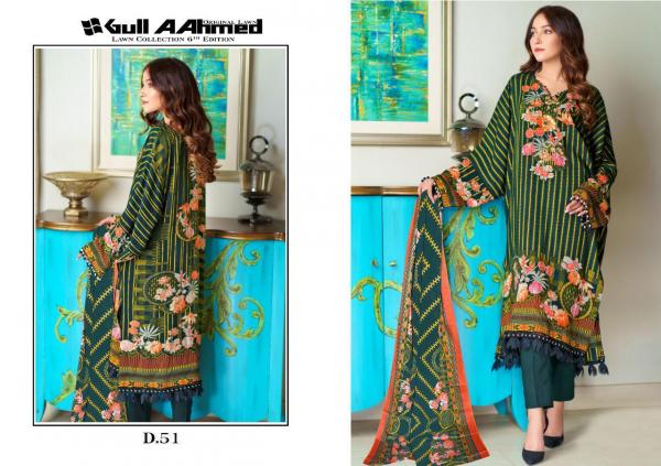 Gull Aahmed Vol-6 Lawn Collection D-51-D-60 Series