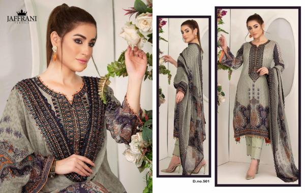 Jafrani Textile Asifa Nabeel Luxury Collection 501-510 Series 