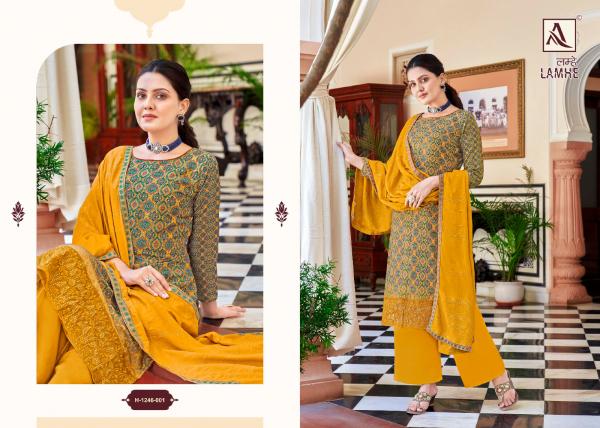 Alok Suit Lamhe 1246-001 to 1246-006 Series  