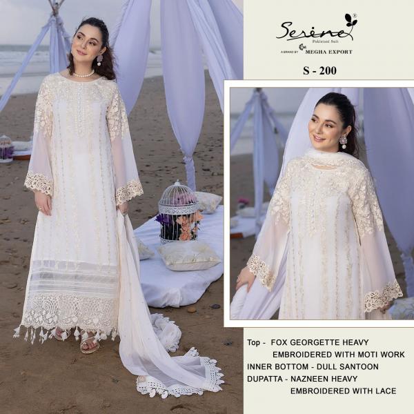 Serine Pakistani Suit S-200 Design  