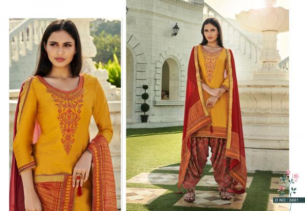 Kessi Fabrics Satrangi By Patiala House Vol-18 5661-5668 Series 