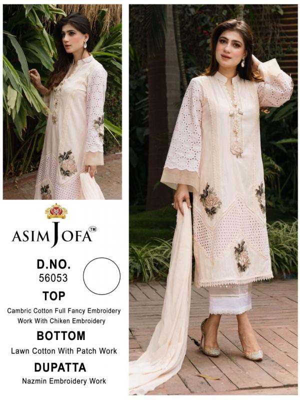 Asim Jofa Super Hit 56053 Dress Material  
