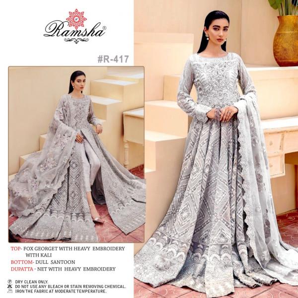 Ramsha R-417 Dress Material  