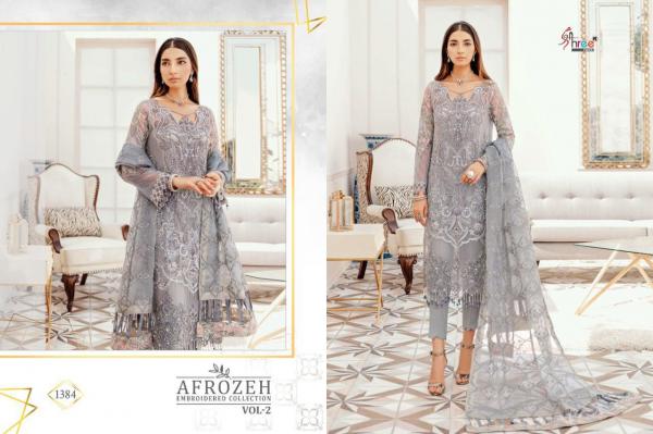 Shree Fabs Afrozeh Embroidered Collection Vol-2 1384-1389 Series 