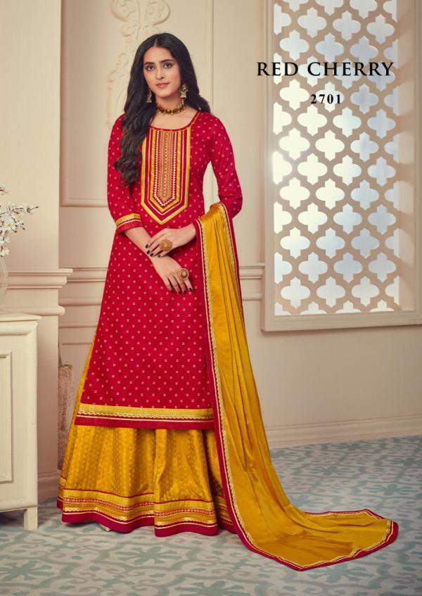 Kessi Fabrics Rangoon Red Cherry 2701-2703 Series 