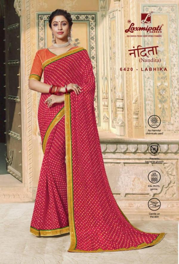 Laxmi Pati Saree Nandita 6420-6425 Series
