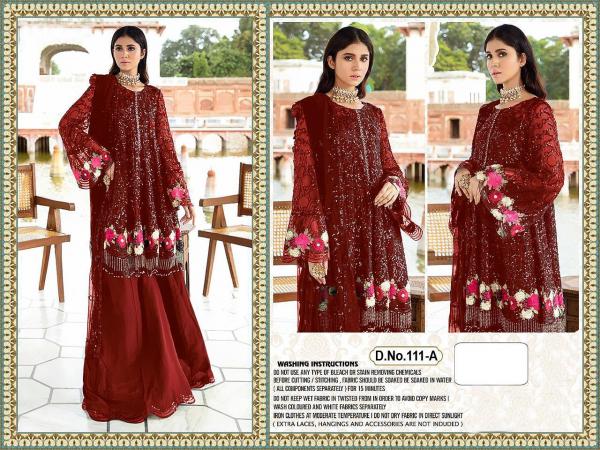 111 Colors Georgette Fabric Salwar Kameez 