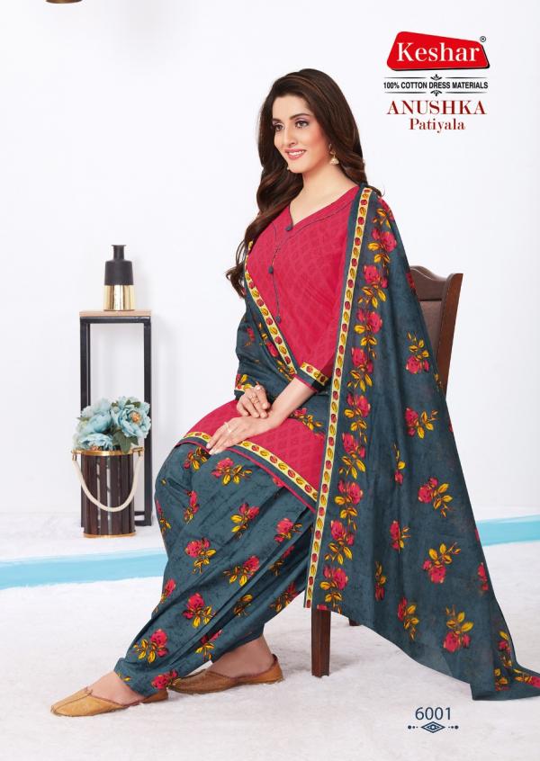 Keshar Prints Anushka Patiyala Vol-6 6001-6010 Series 