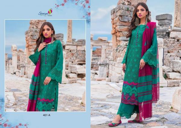 Saniya Trendz Zainab Chottani Color Edition 401 Colors  