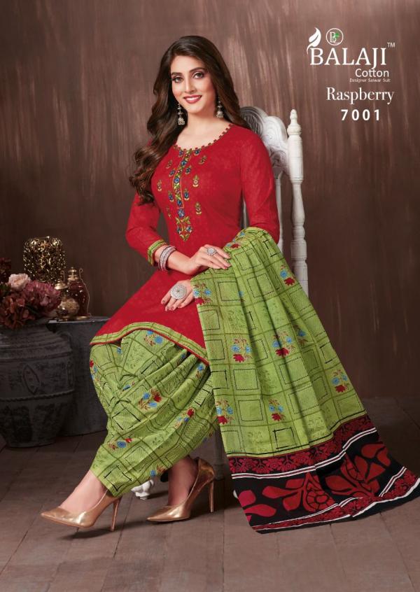Balaji Cotton Raspberry Vol-7 7001-7012 Series  