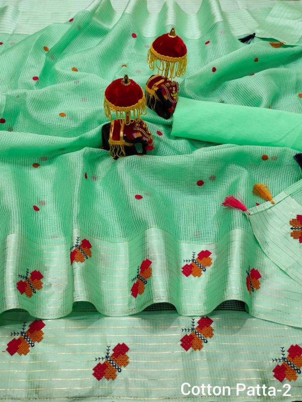 Cotton Patta Saree Parth Vol-2 Colors  