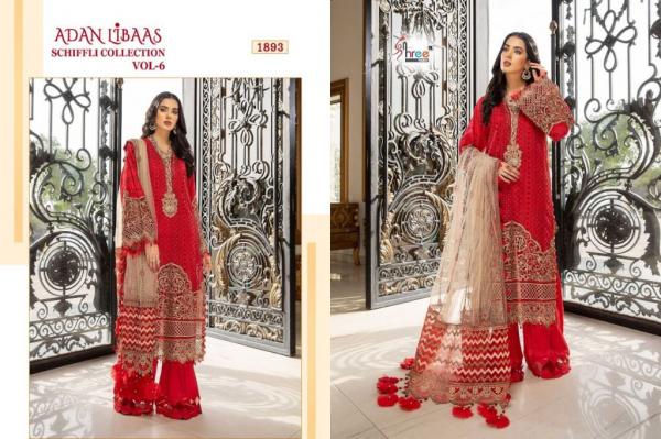 Shree Fab Adan Libaas Schiffli Collection Vol-6 1893-1897 Series  