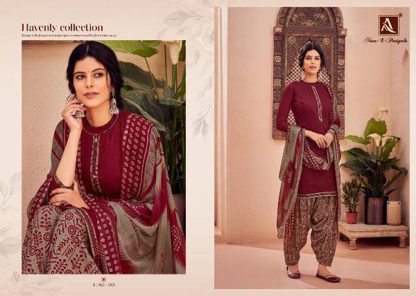 Alok Suits Noor e Patiyala 540-001 to 540-010 Series 