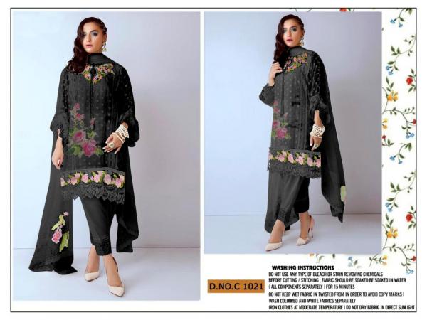 Fepic Rosemeen C-1021 Black Salwar Suits 