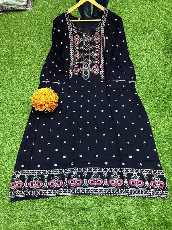 Non Catalog Jaipuri Cotton Block Printed Kurtis	