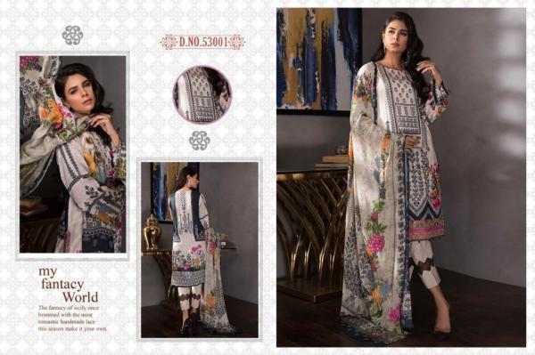 Cyra Fashion Alizeh Vol-2 Digital Print Collection 53001-53006 Series 