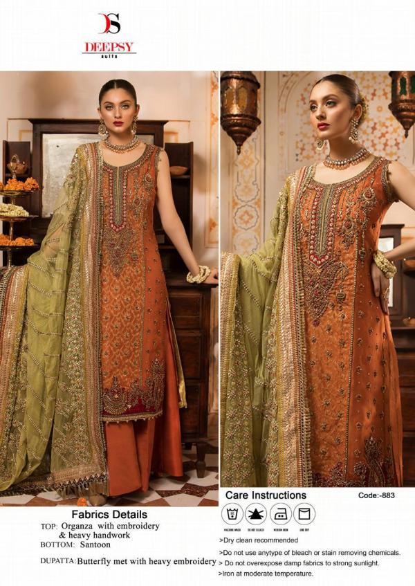 Deepsy Suits 883-884 Pakistani Style Suits 