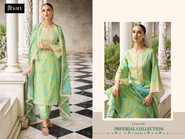 JIHAN IMPERIAL LAWN COLLECTION VOL-1 3397 TO 3399 
