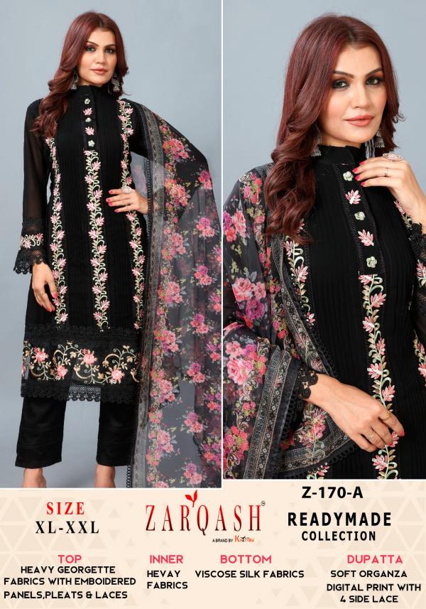 ZARQASH READYMADE COLLECTION Z-170-A TO Z-170-B 