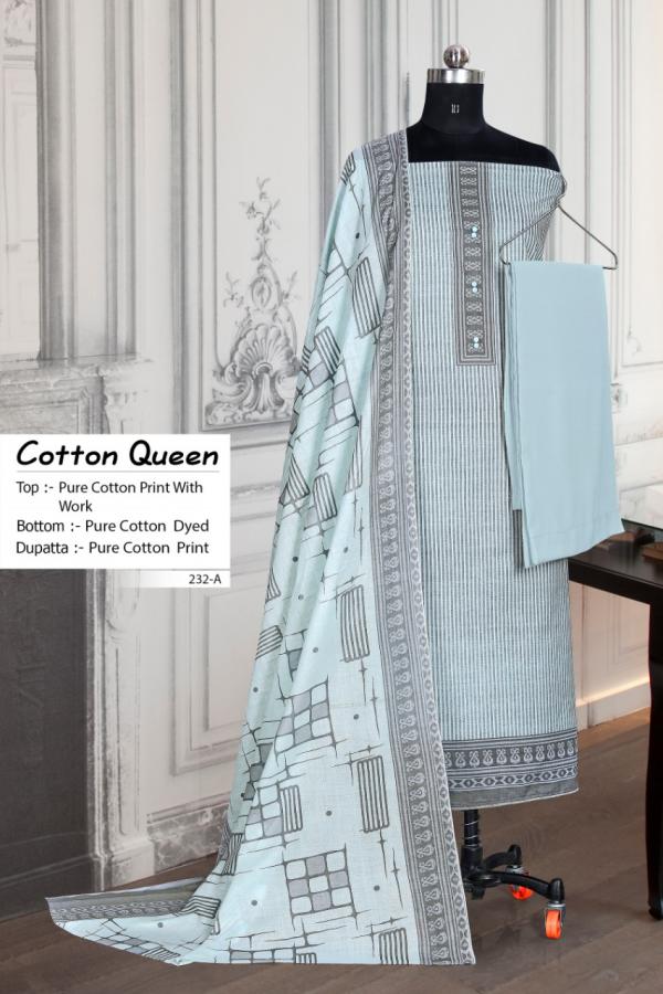 Bipson Prints Cotton Queen 232 Colors	 