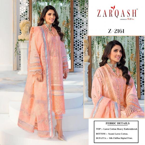 Zarqash Noor Chikankari Z-2161 to Z-2166 Series  