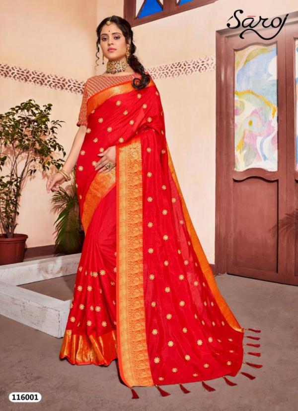 Saroj Saree Silk India Vol-3 116001-116004 Series  